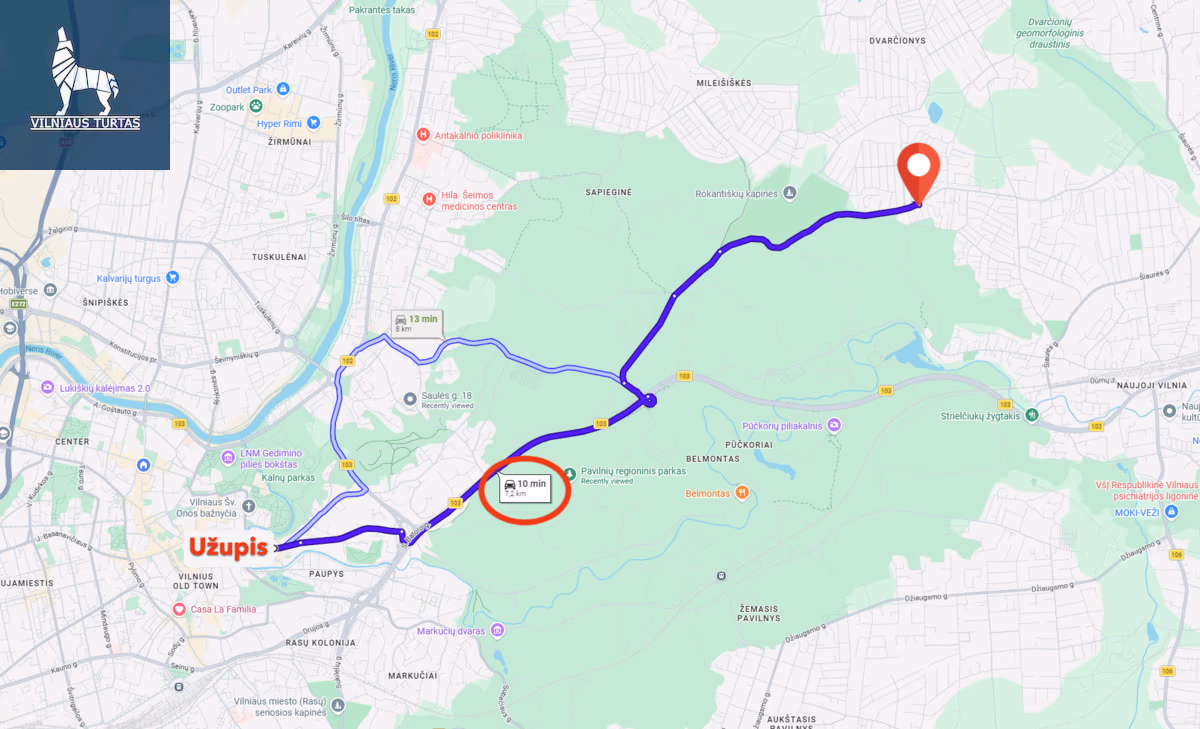 Parduodamas 7 a Sklypas Vilniaus m.